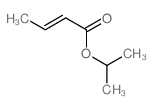 2-Butenoic acid,1-methylethyl ester, (2E)- Structure