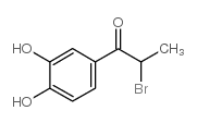 2-溴-3-4-二羟基苯丙酮结构式