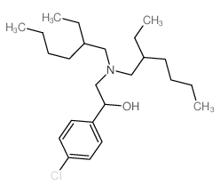 Benzenemethanol, a-[[bis(2-ethylhexyl)amino]methyl]-4-chloro- Structure