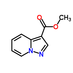 吡唑[1,5-A]吡啶-3-甲酸甲酯结构式