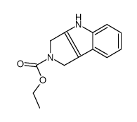 ethyl 3,4-dihydro-1H-pyrrolo[3,4-b]indole-2-carboxylate结构式