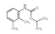 propan-2-yl N-(2,3-dimethylphenyl)carbamate结构式