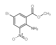 methyl 2-amino-5-bromo-3-nitrobenzoate Structure