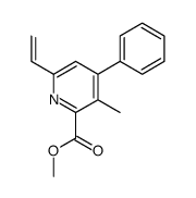 methyl 6-ethenyl-3-methyl-4-phenylpyridine-2-carboxylate Structure