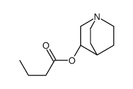 [(3R)-1-azabicyclo[2.2.2]octan-3-yl] butanoate结构式