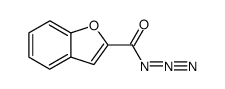 benzofuran-2-carbonyl azide结构式