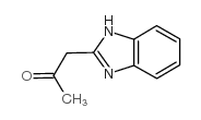 2-(2-氧代丙基)苯并咪唑结构式