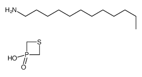 dodecylamine, compound with 3-hydroxy-1,3-thiaphosphetane 3-oxide (1:1)结构式