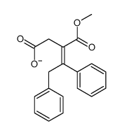 3-methoxycarbonyl-4,5-diphenylpent-3-enoate结构式