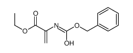 ethyl 2-(phenylmethoxycarbonylamino)prop-2-enoate结构式