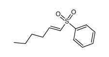 [(trans-hex-1-ene)-1-sulfonyl]benzene结构式