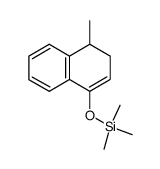 4-Methyl-1-(trimethylsiloxy)-3,4-dihydronaphthalin Structure