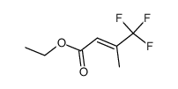 (E)-3-trifluoromethyl-2-butenoic acid ethyl ester Structure