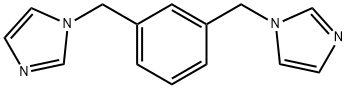 1,3-二(咪唑甲基)苯结构式