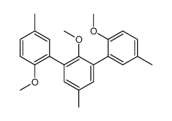 2,2',2''-trimethoxy-5,5',5''-trimethyl-1,1':3',1''-terphenyl结构式