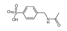 4-(N-Acetylaminomethyl)benzolsulfonsaeure Structure