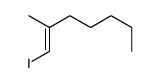 1-iodo-2-methylhept-1-ene Structure