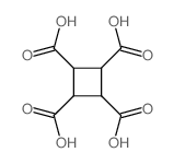 1,2,3,4-Cyclobutanetetracarboxylicacid, (1a,2b,3a,4b)- Structure