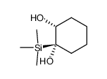 1-trimethylsilyl-cis-cyclohexane-1,2-diol Structure