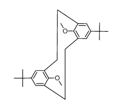 5,13-di-tert-butyl-8,16-dimethoxy-[2.2]metacyclophane结构式