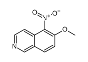 6-Methoxy-5-nitroisoquinoline Structure