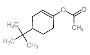 1-Cyclohexen-1-ol,4-(1,1-dimethylethyl)-, 1-acetate结构式