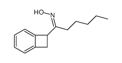 Bicyclo[4.2.0]octa-1,3,5-trien-7-yl(pentyl) ketone oxime Structure
