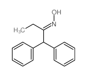 (NZ)-N-(1,1-diphenylbutan-2-ylidene)hydroxylamine structure