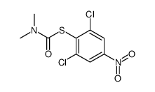 S-2,6-二氯-4-硝基-N,N-二甲基硫代氨基甲酸苯酯结构式