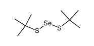 selenium(II) bis(2-methyl-2-propanethiolate)结构式