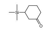 3-trimethylsilylcyclohexan-1-one Structure