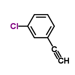 m-chlorophenylacetylene Structure