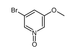 3-BROMO-5-METHOXYPYRIDINE 1-OXIDE structure