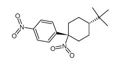 c-4-t-butyl-r-1-nitro-1-(p-nitrophenyl)cyclohexane结构式