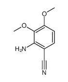 2-氨基-3,4-二甲氧基苯甲腈结构式