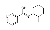 3-Pyridinecarboxamide,N-(2-methylcyclohexyl)-(9CI) Structure