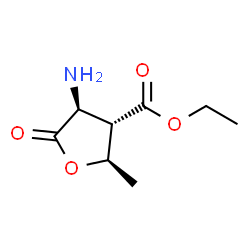 D-Arabinonic acid, 2-amino-2,3,5-trideoxy-3-(ethoxycarbonyl)-, gamma-lactone (9CI) Structure