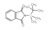 N-(叔丁基二甲基甲硅烷基)邻苯二甲酰亚胺结构式