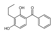 (2,4-dihydroxy-3-propylphenyl)-phenylmethanone Structure