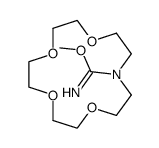 methyl 1,4,7,10-tetraoxa-13-azacyclopentadecane-13-carbimidate Structure