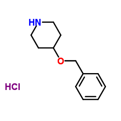 4-(苄氧基)哌啶盐酸盐结构式
