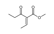 (E)-3-methoxycarbonyl-2-hexen-4-one Structure
