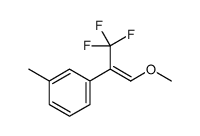 Benzene, 1-[(1E)-2-methoxy-1-(trifluoromethyl)ethenyl]-3-methyl- (9CI) picture