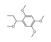 3-Methoxy-3-(2,4,5-trimethoxyphenyl)-propan Structure