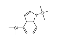 trimethyl-(1-trimethylsilylindol-4-yl)silane结构式