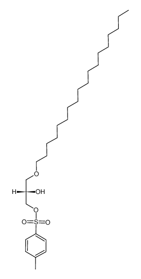 3-O-Octadecyl-1-O-p-toluolsulfonyl-sn-glycerin结构式