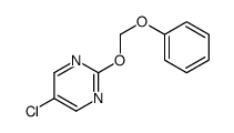 5-chloro-2-(phenoxymethoxy)pyrimidine Structure