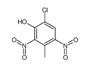 6-Chloro-3-methyl-2,4-dinitrophenol结构式