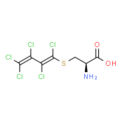 S-pentachlorobuta-1,3-dien-yl-cysteine结构式