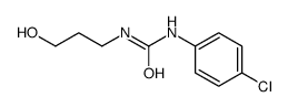 1-(4-chlorophenyl)-3-(3-hydroxypropyl)urea结构式